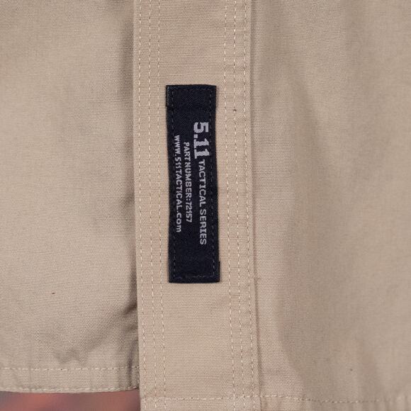 5.11 Tactical Long Sleeve Button Down Shirt 100% Cotton Cavas Men's Size MEDIUM - Picture 3 of 8